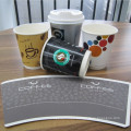 Double Wall Paper Cup with Lids for Coffee/Hot/Cold Drinking